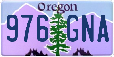 OR license plate 976GNA