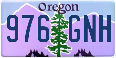 OR license plate 976GNH