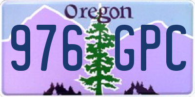 OR license plate 976GPC