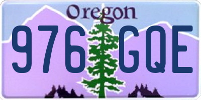 OR license plate 976GQE