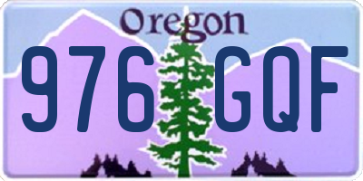 OR license plate 976GQF
