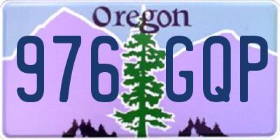 OR license plate 976GQP