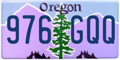 OR license plate 976GQQ