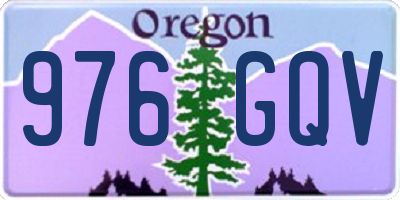 OR license plate 976GQV