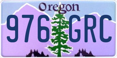 OR license plate 976GRC