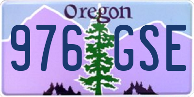 OR license plate 976GSE