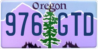 OR license plate 976GTD