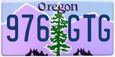 OR license plate 976GTG