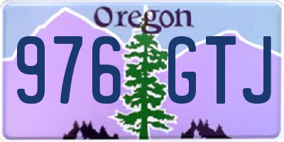 OR license plate 976GTJ