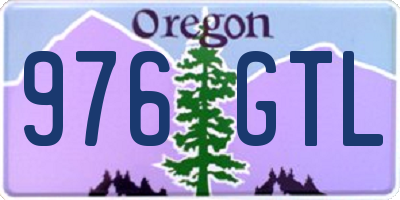 OR license plate 976GTL