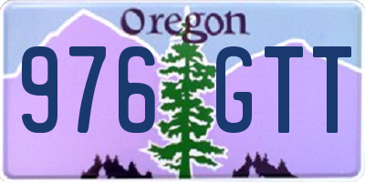 OR license plate 976GTT