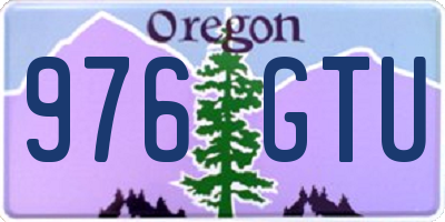 OR license plate 976GTU