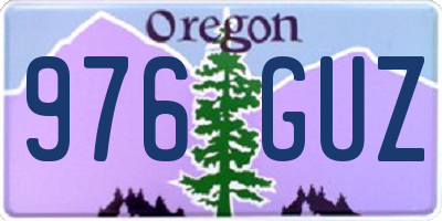 OR license plate 976GUZ