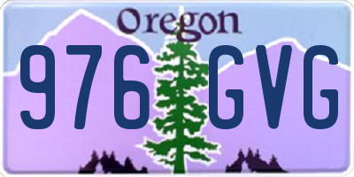 OR license plate 976GVG