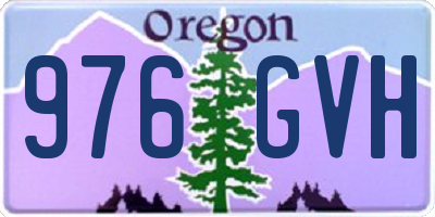 OR license plate 976GVH