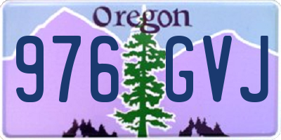 OR license plate 976GVJ