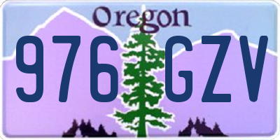 OR license plate 976GZV
