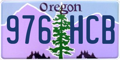 OR license plate 976HCB
