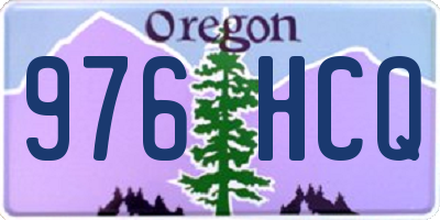 OR license plate 976HCQ