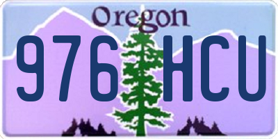 OR license plate 976HCU