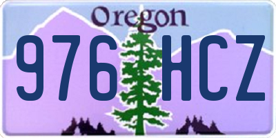 OR license plate 976HCZ