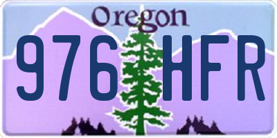 OR license plate 976HFR