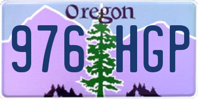 OR license plate 976HGP