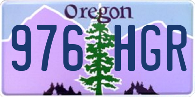 OR license plate 976HGR