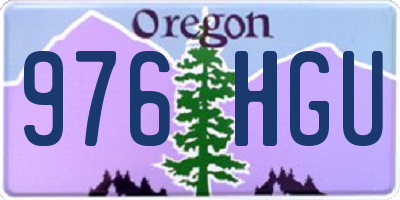 OR license plate 976HGU