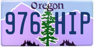 OR license plate 976HIP