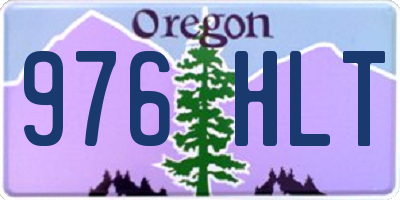 OR license plate 976HLT