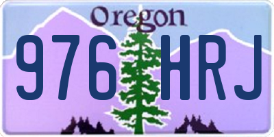 OR license plate 976HRJ