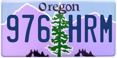 OR license plate 976HRM