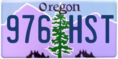 OR license plate 976HST
