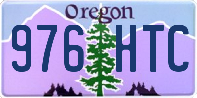 OR license plate 976HTC