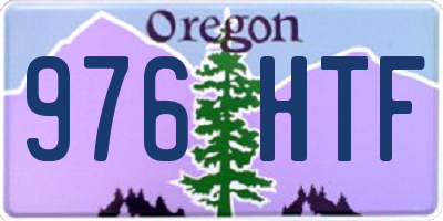 OR license plate 976HTF