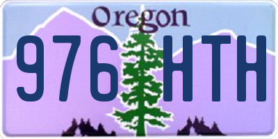 OR license plate 976HTH