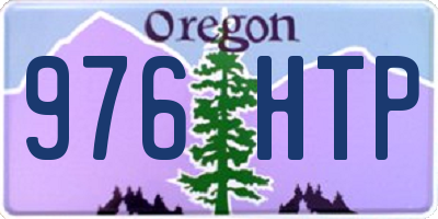 OR license plate 976HTP
