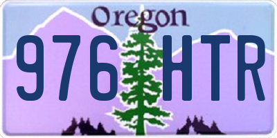 OR license plate 976HTR