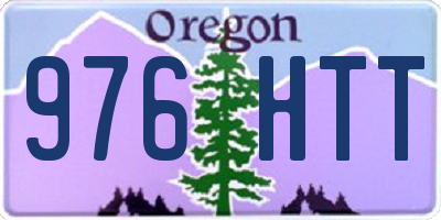 OR license plate 976HTT