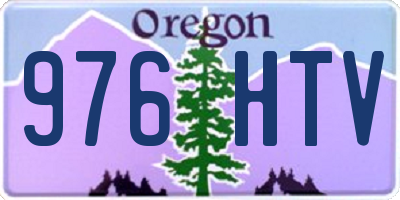 OR license plate 976HTV