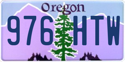 OR license plate 976HTW