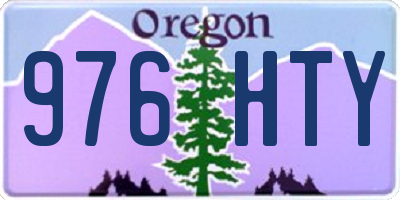 OR license plate 976HTY