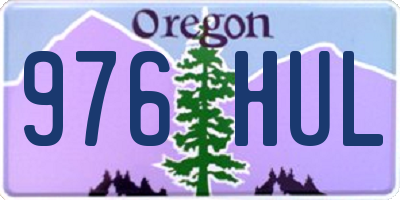 OR license plate 976HUL