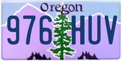 OR license plate 976HUV