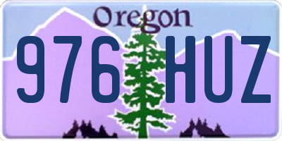 OR license plate 976HUZ