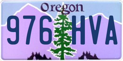 OR license plate 976HVA