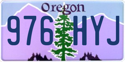 OR license plate 976HYJ