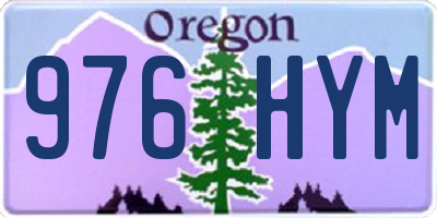 OR license plate 976HYM
