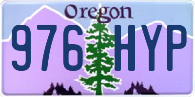 OR license plate 976HYP